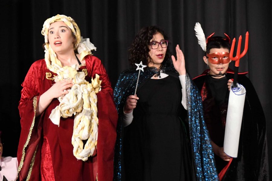 Students performing in last semesters production of The Brothers Grimm Spectaculathon.