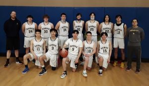 The Galena boys basketball team
